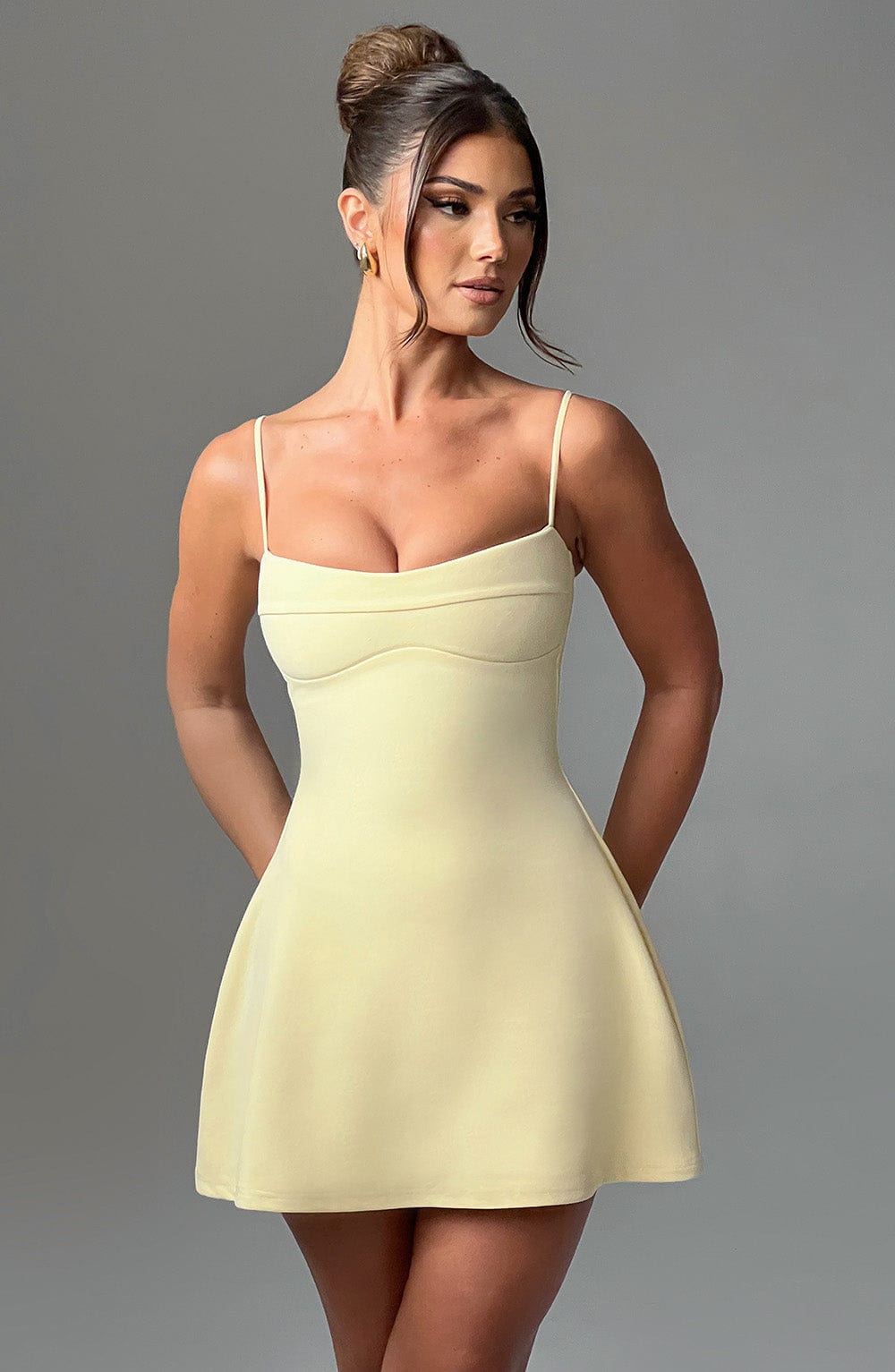 Dakota Mini Dress - Lemon - Napalia