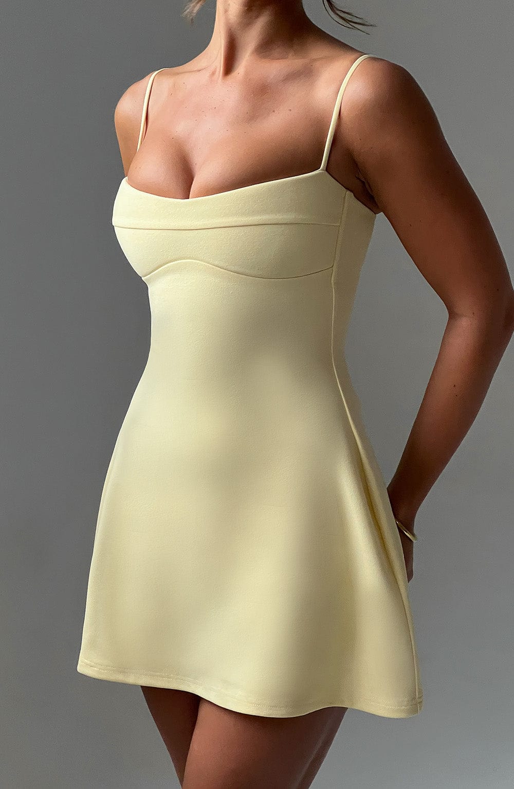 Dakota Mini Dress - Lemon - Napalia