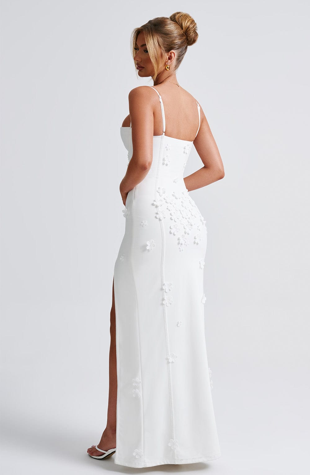 Dalary Maxi Dress - Ivory Lined - Napalia