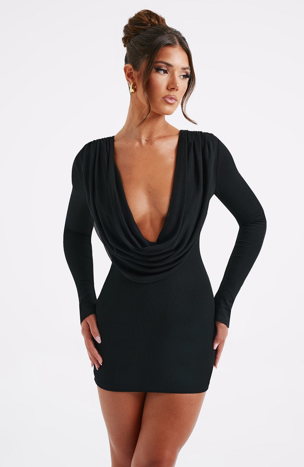 Danielle Mini Dress - Black - Napalia