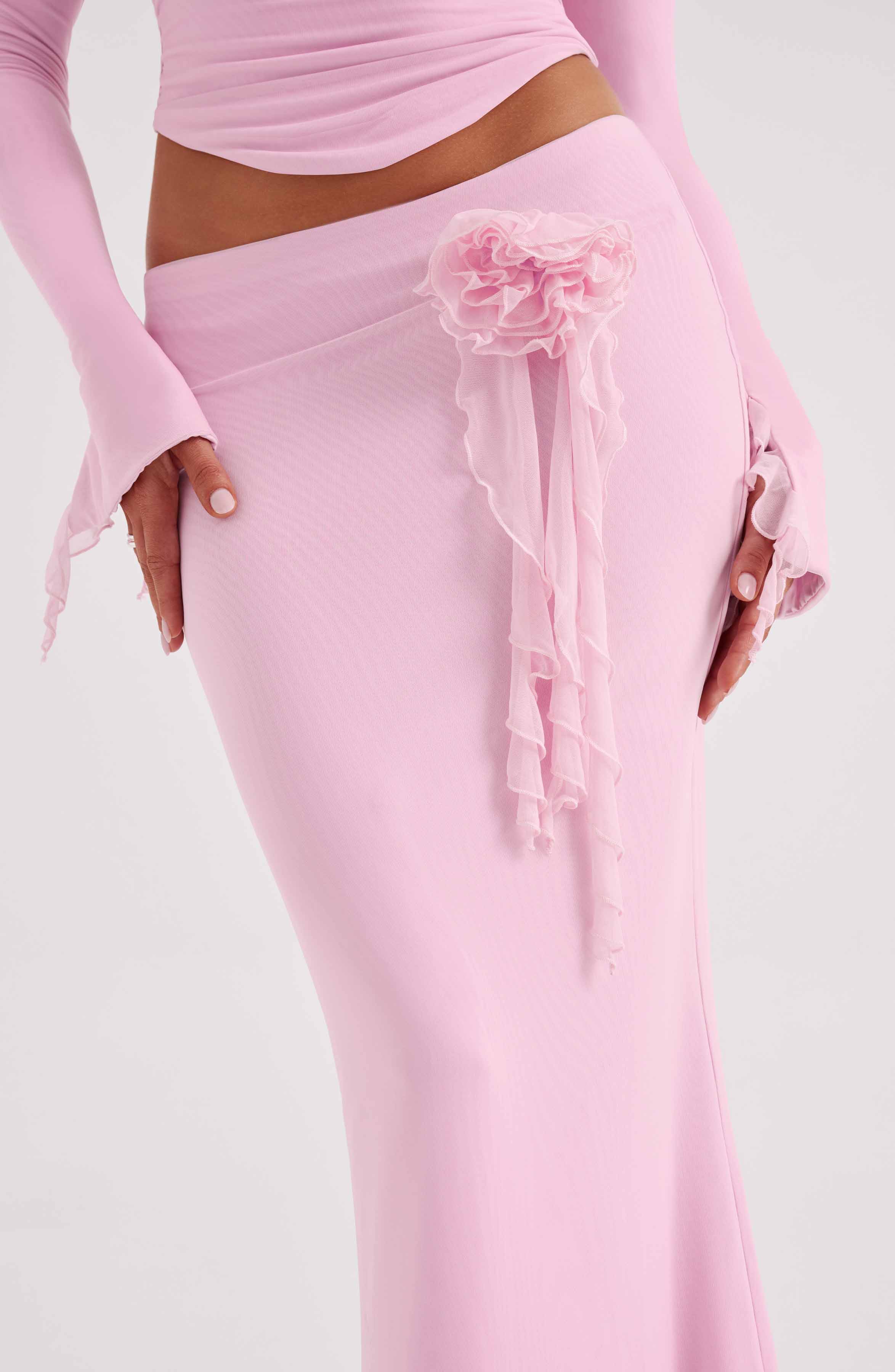 Deema Maxi Skirt - Pink - Napalia