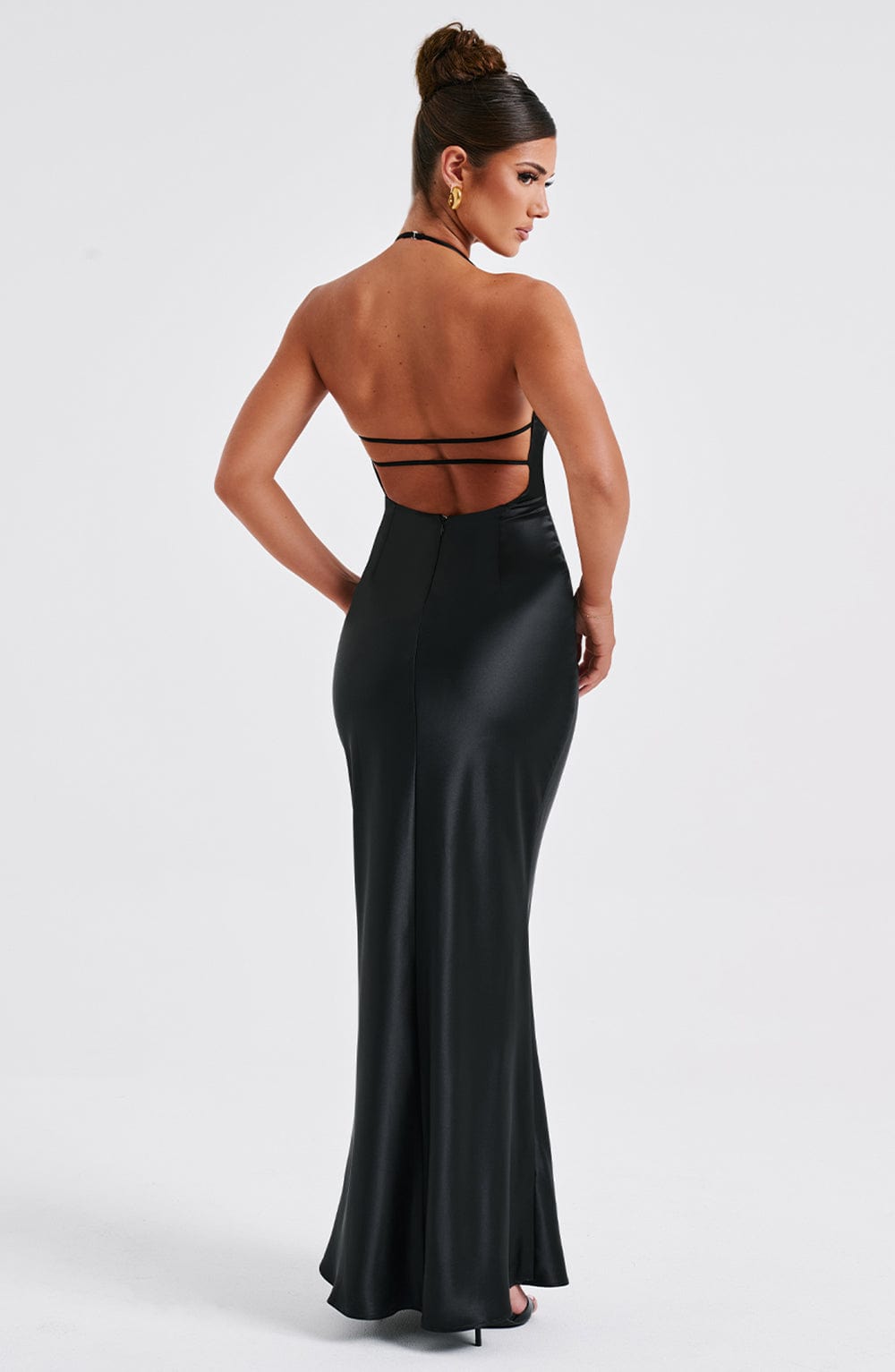 Delphine Maxi Dress - Black - Napalia