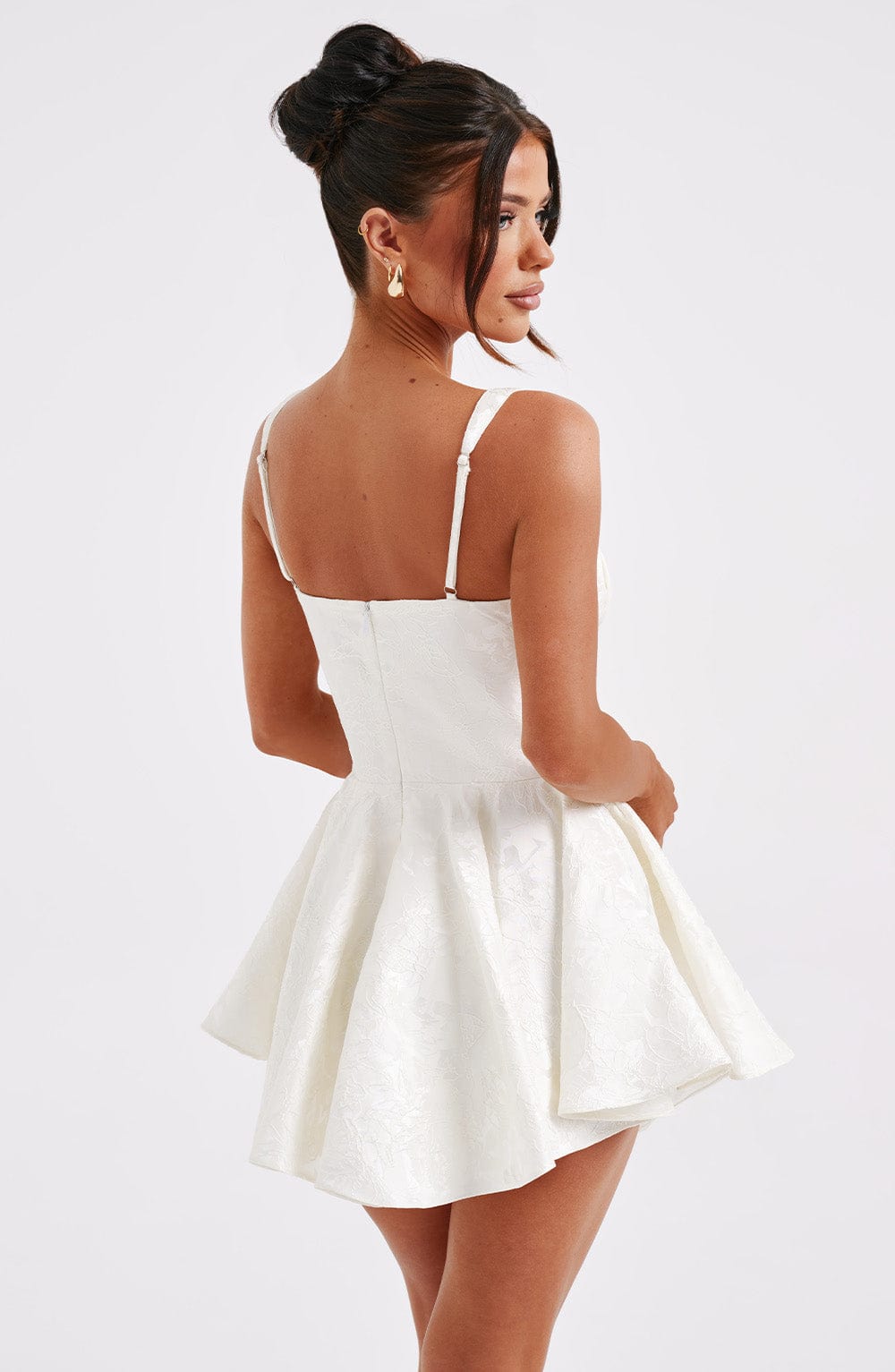 Emelie Playsuit - Ivory - Napalia