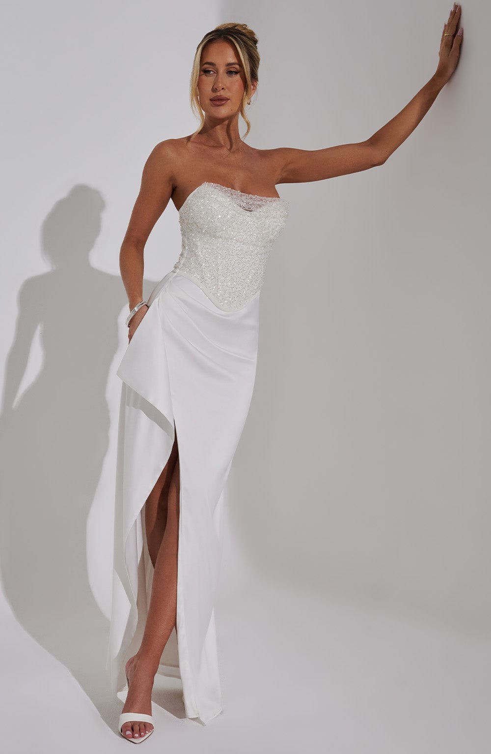 Emrielle Maxi Dress - Ivory - Napalia