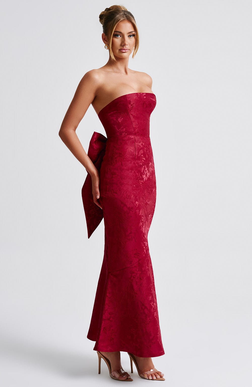 Felicity Maxi Dress - Red - Napalia