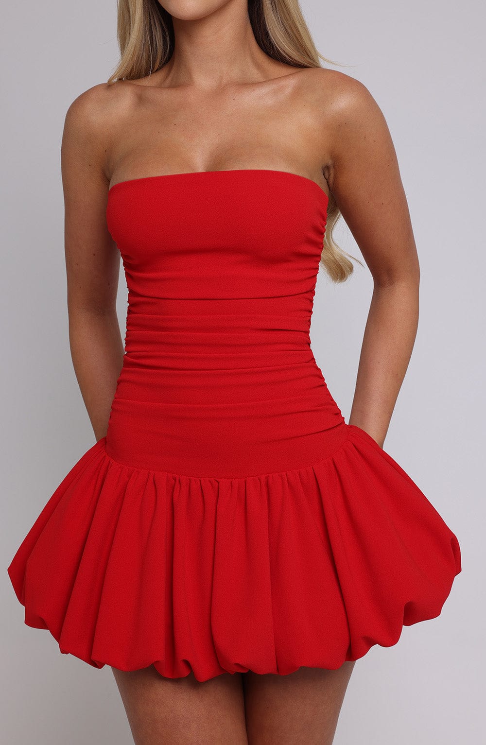 Gemma Mini Dress - Red - Napalia