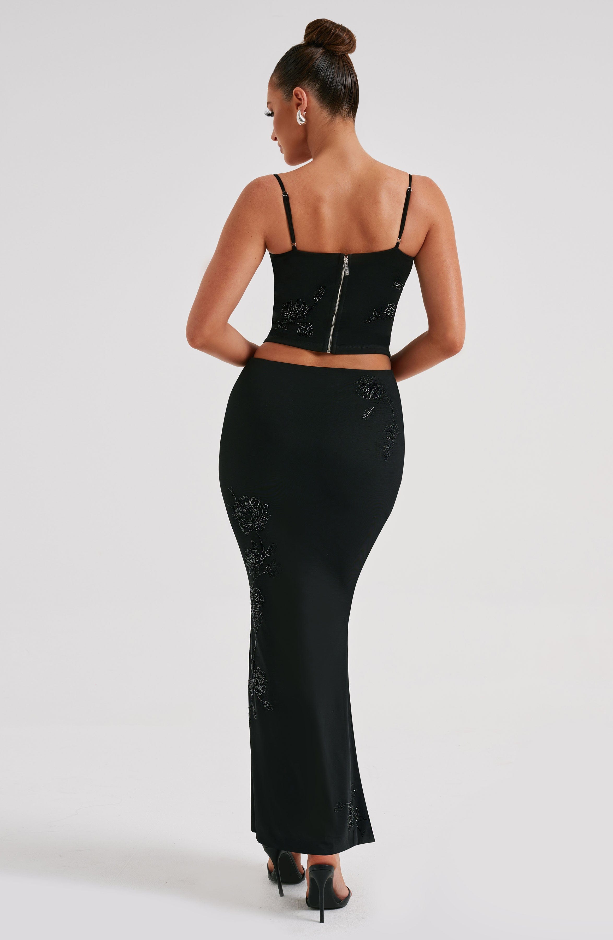 Izi Maxi Skirt - Black - Napalia