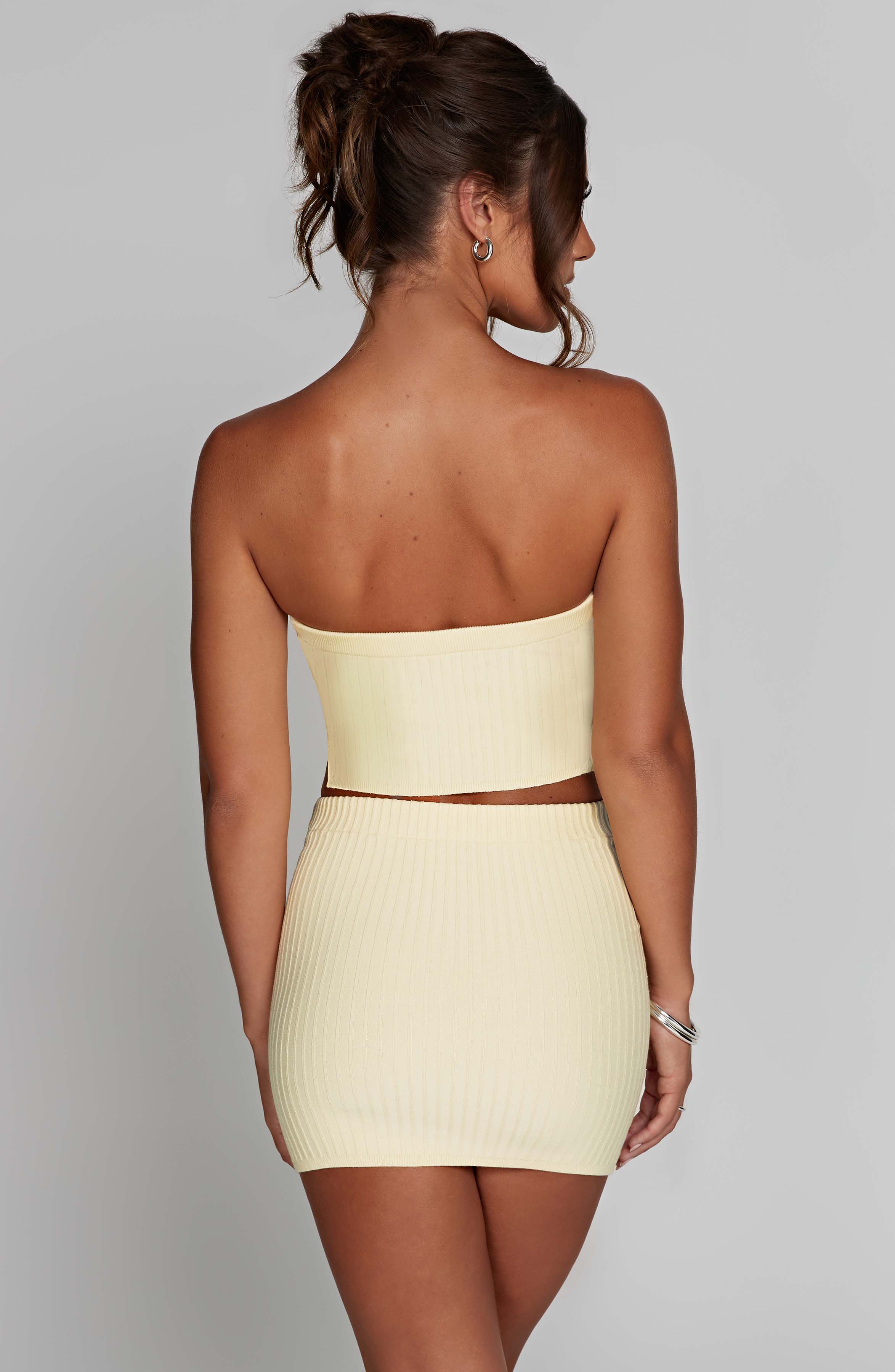 Jaz Mini Skirt - Lemon - Napalia
