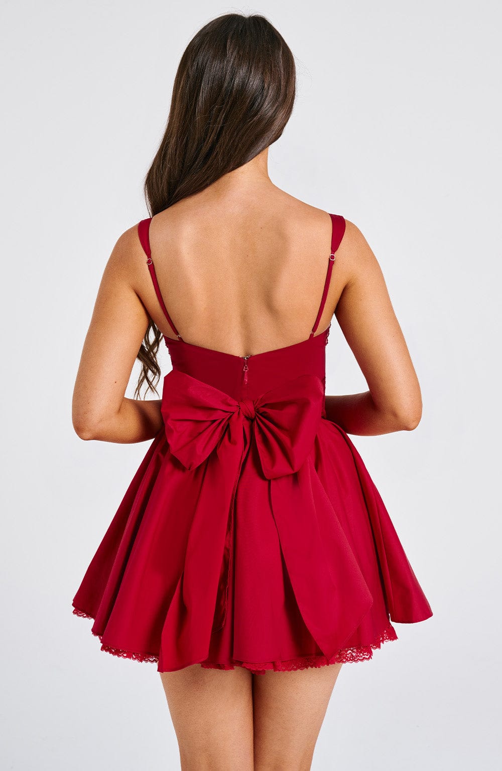 Josie Mini Dress - Red - Napalia