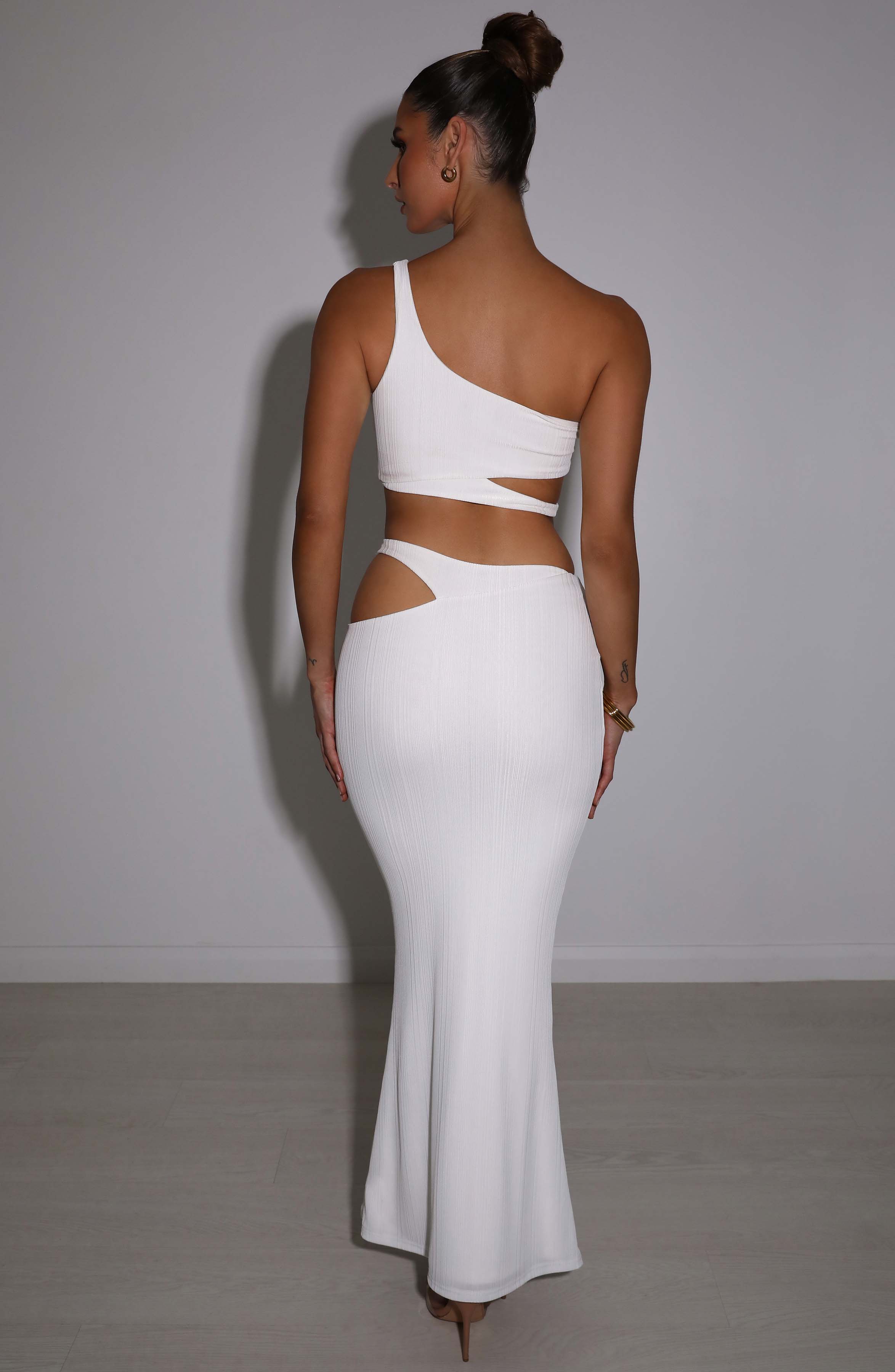 Kaela Maxi Skirt - White - Napalia