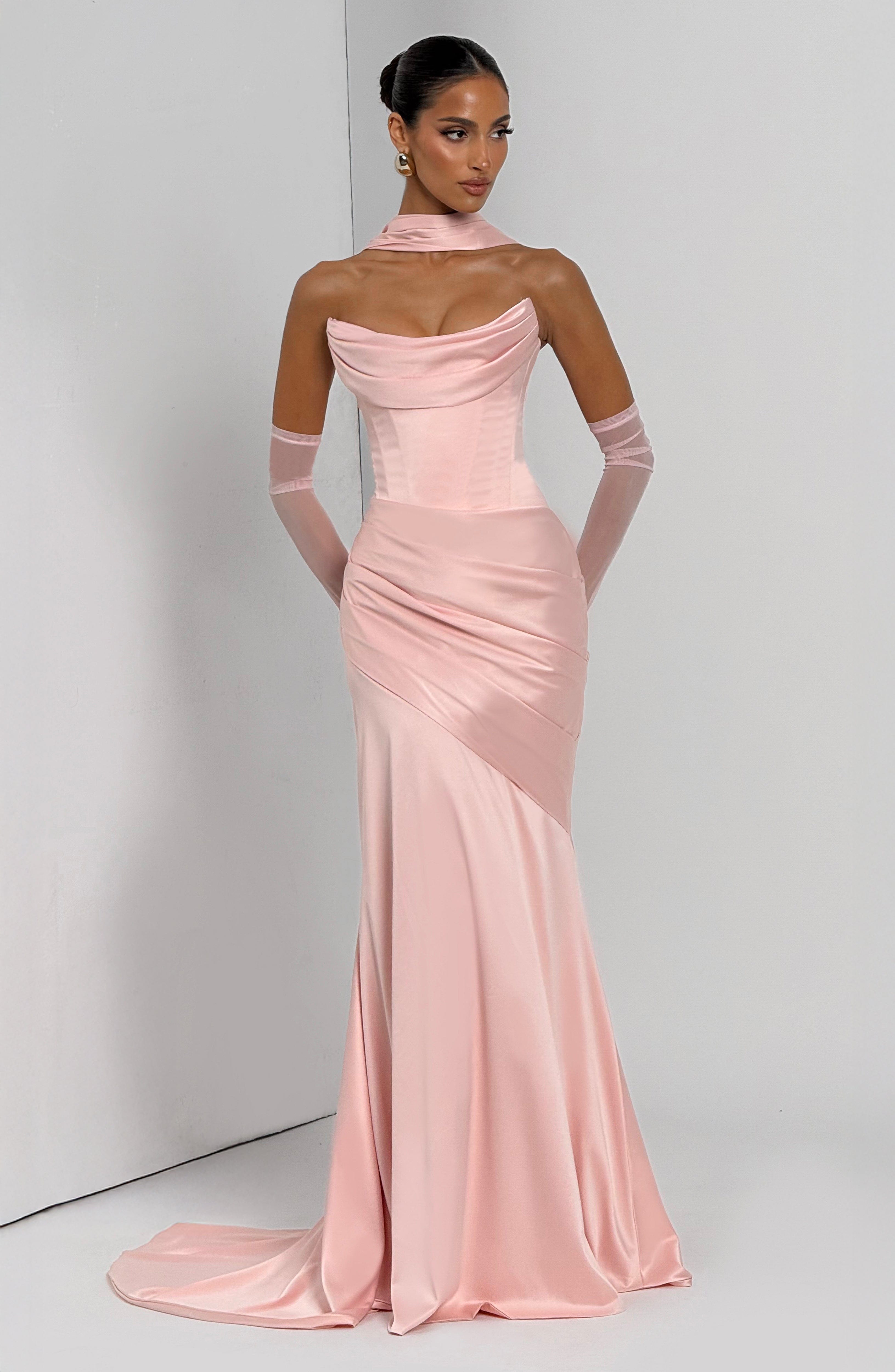 Kensington Maxi Dress - Blush - Napalia