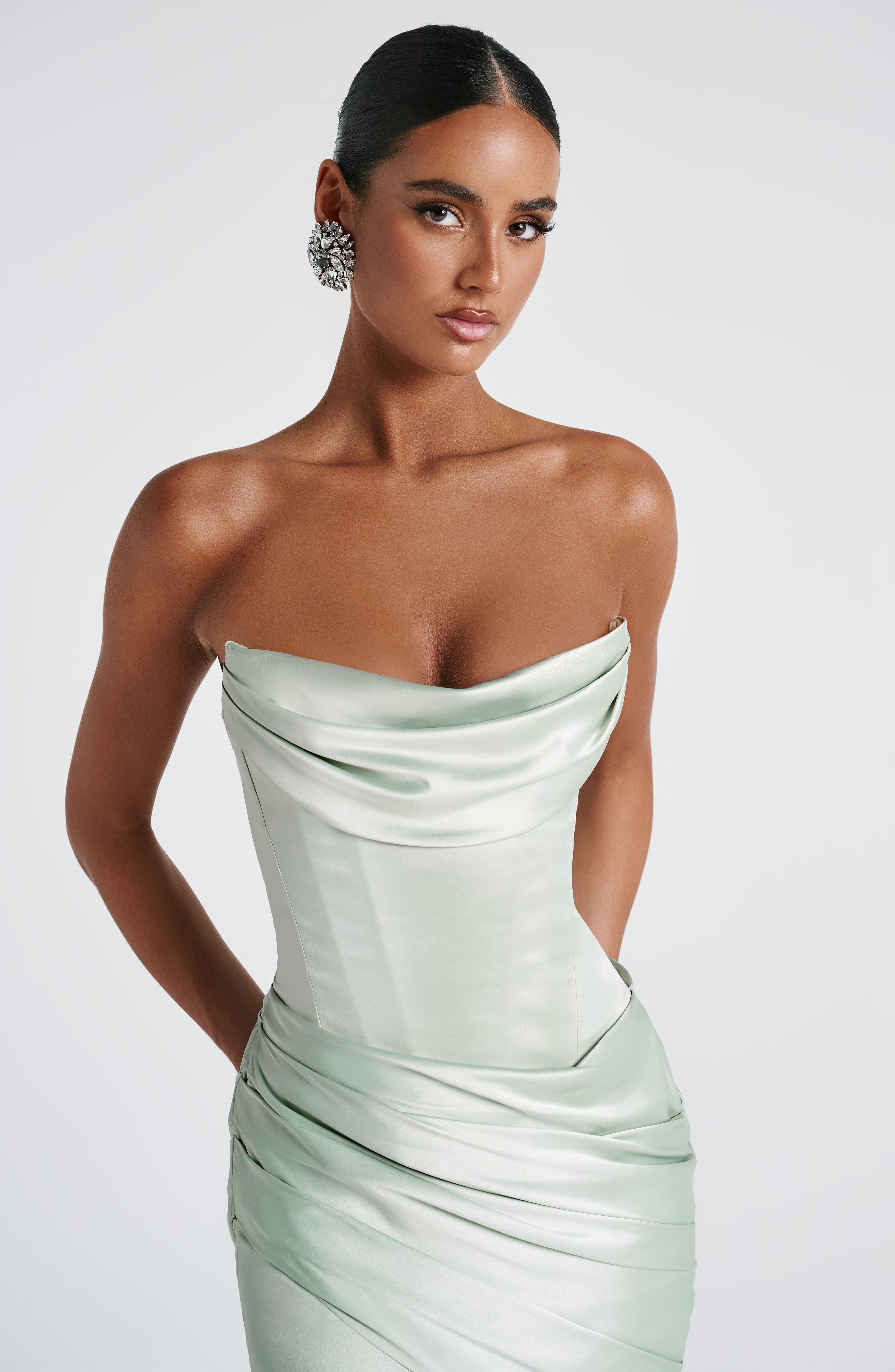 Kensington Maxi Dress - Mint - Napalia