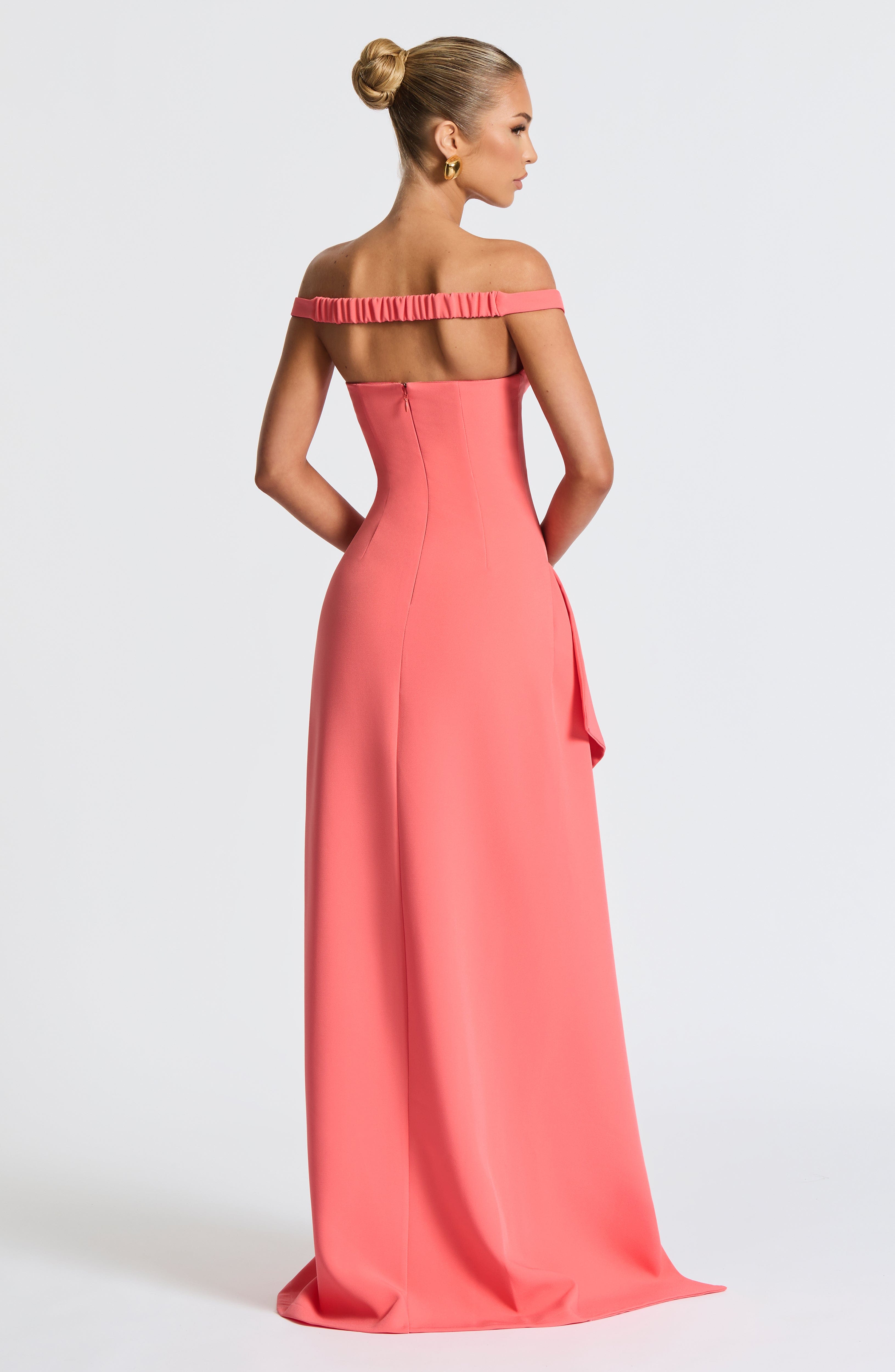Khalesia Maxi Dress - Coral Pink - Napalia