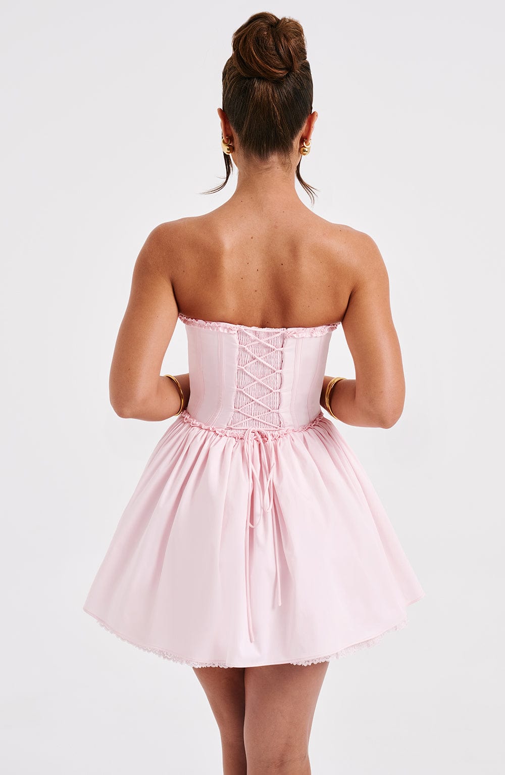Maeve Mini Dress - Blush - Napalia