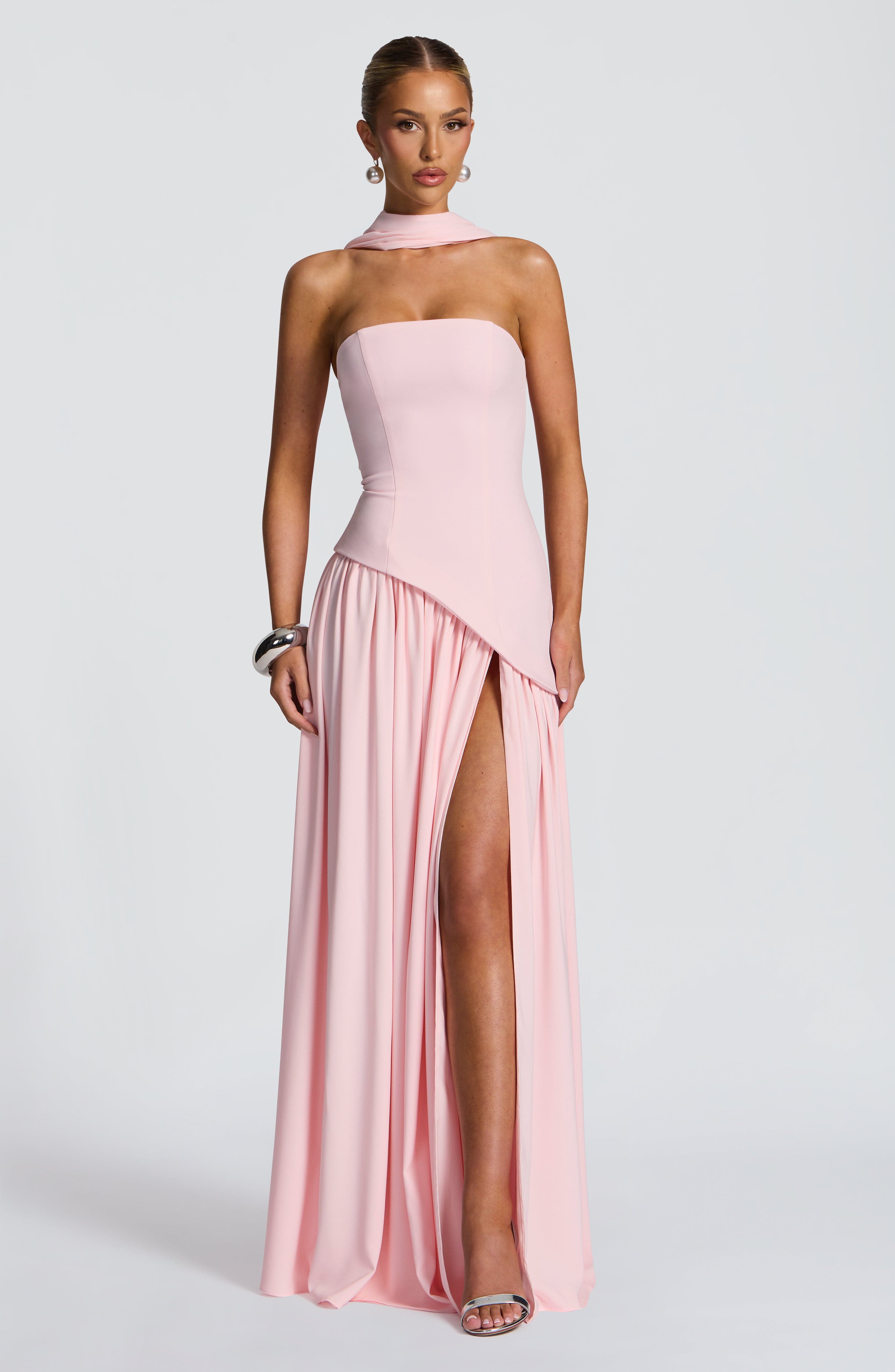 Maliyah Maxi Dress - Blush - Napalia