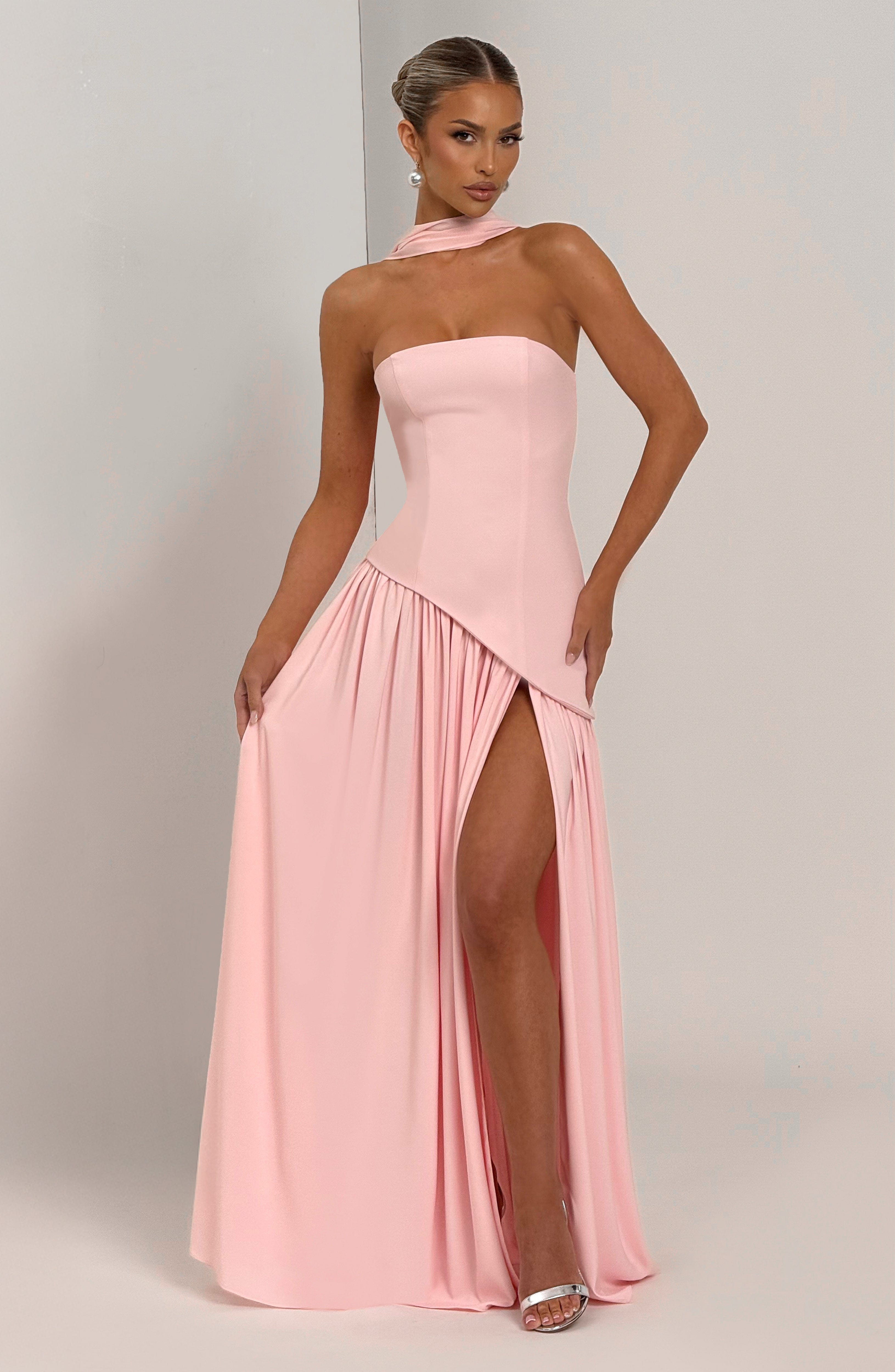 Maliyah Maxi Dress - Blush - Napalia