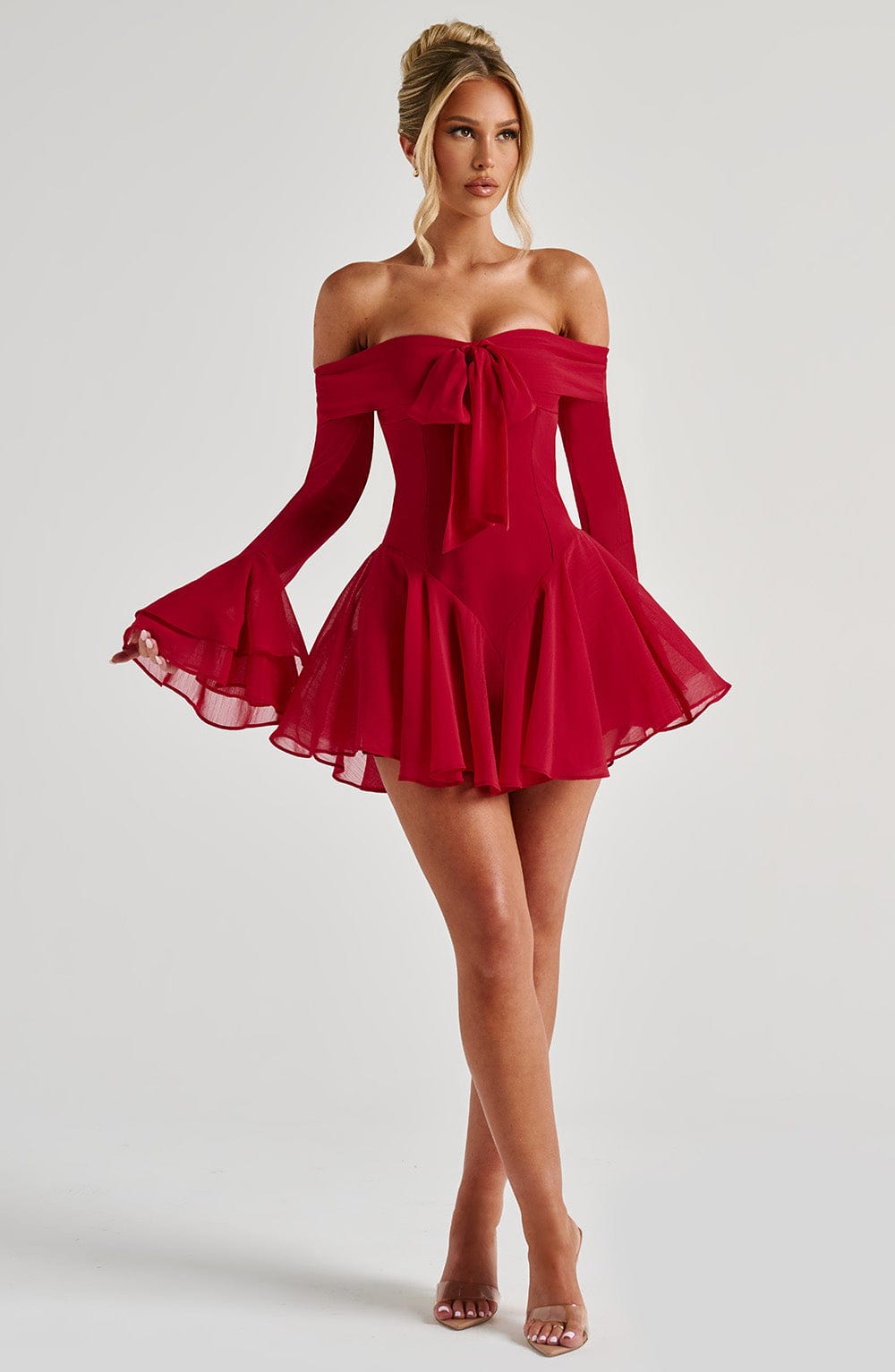 Nerissa Playsuit - Red - Napalia