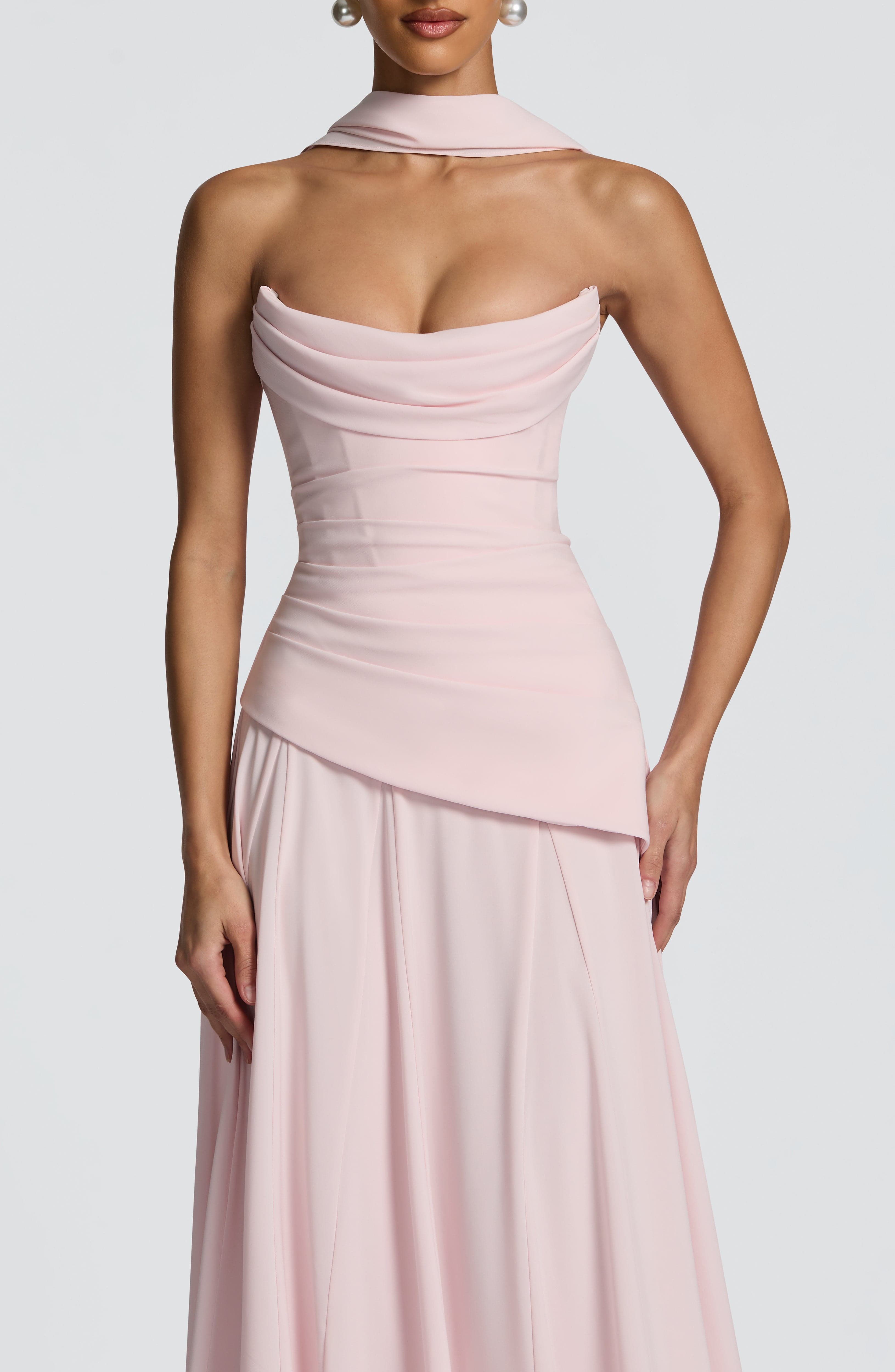 Patricia Maxi Dress - Blush - Napalia