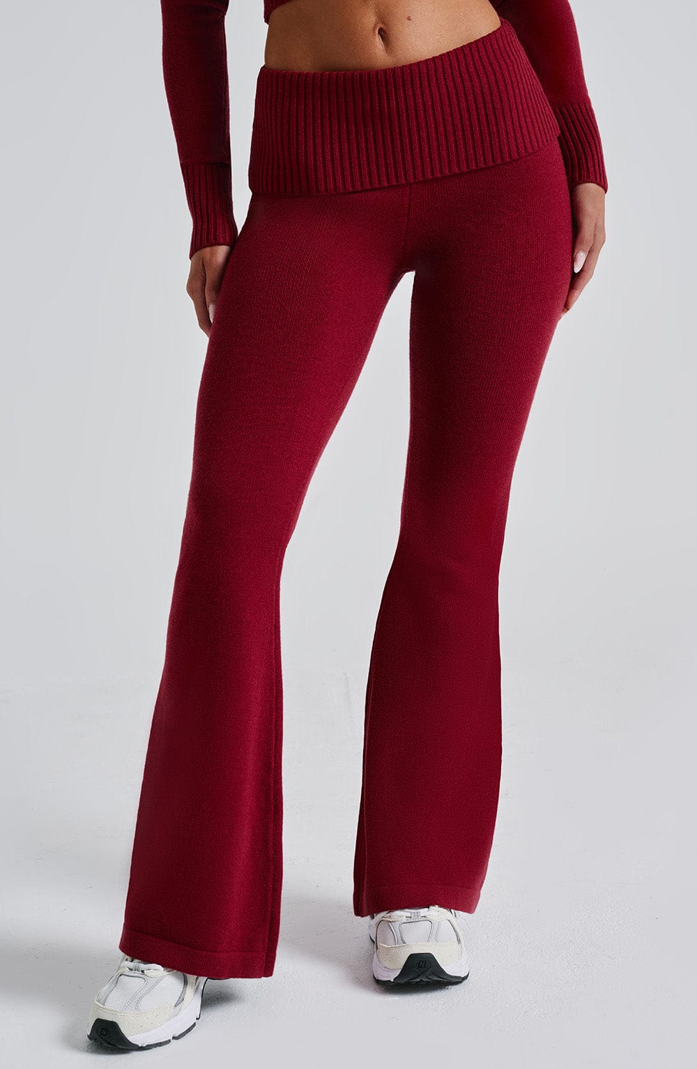 Portia Knit Pants - Red - Napalia
