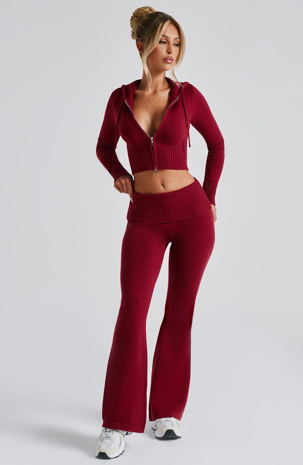 Portia Knit Pants - Red - Napalia