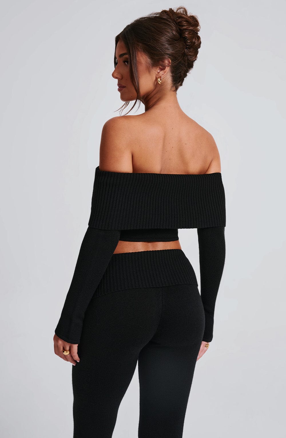 Portia Knit Top - Black - Napalia
