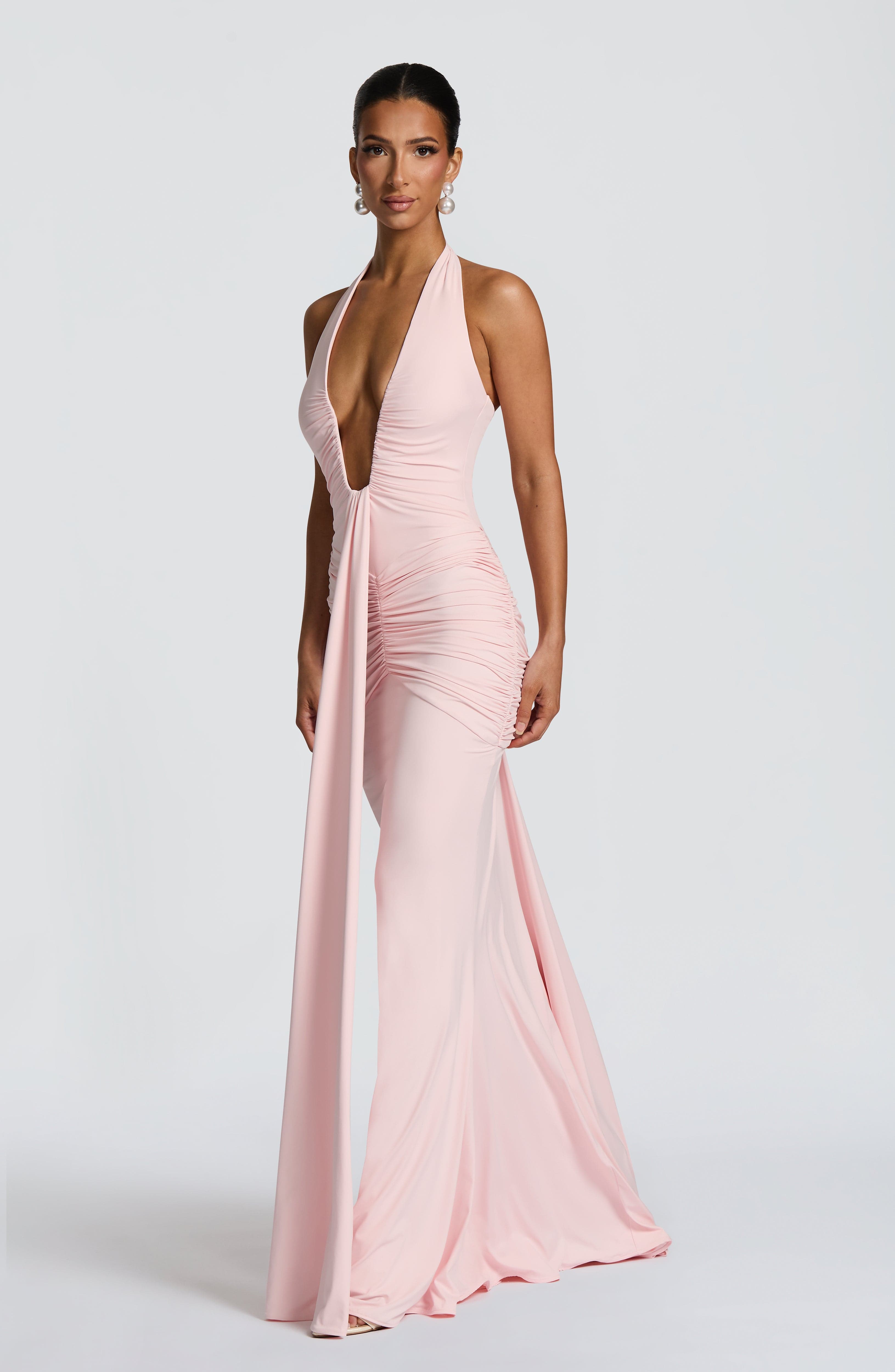 Rosetta Maxi Dress - Blush - Napalia