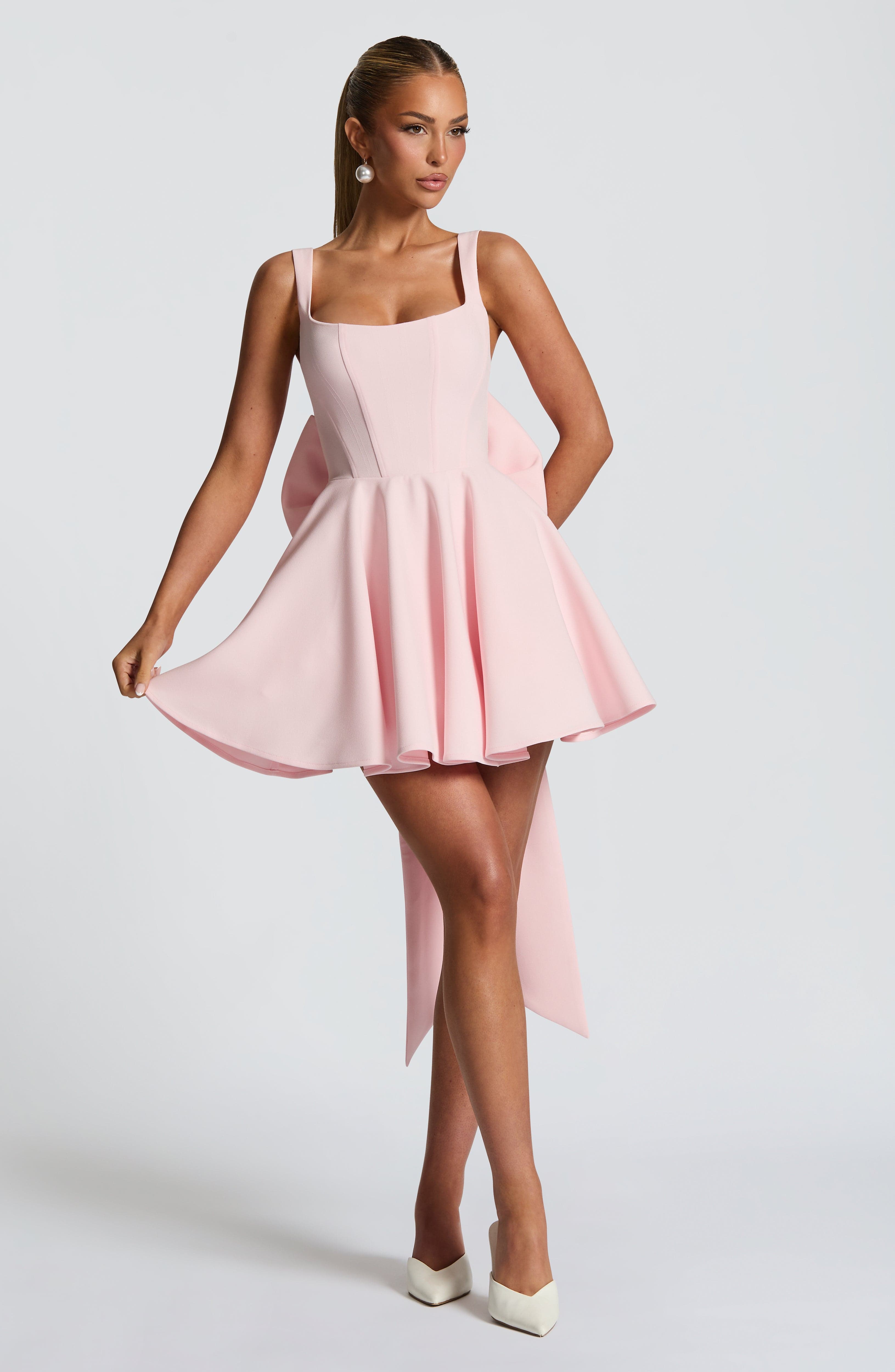Rue Mini Dress - Blush - Napalia