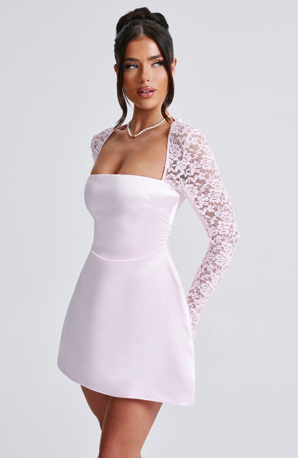 Sadie Mini Dress - Blush - Napalia