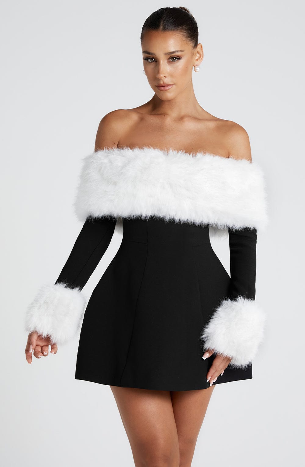 Villanelle Mini Dress - Black/White - Napalia