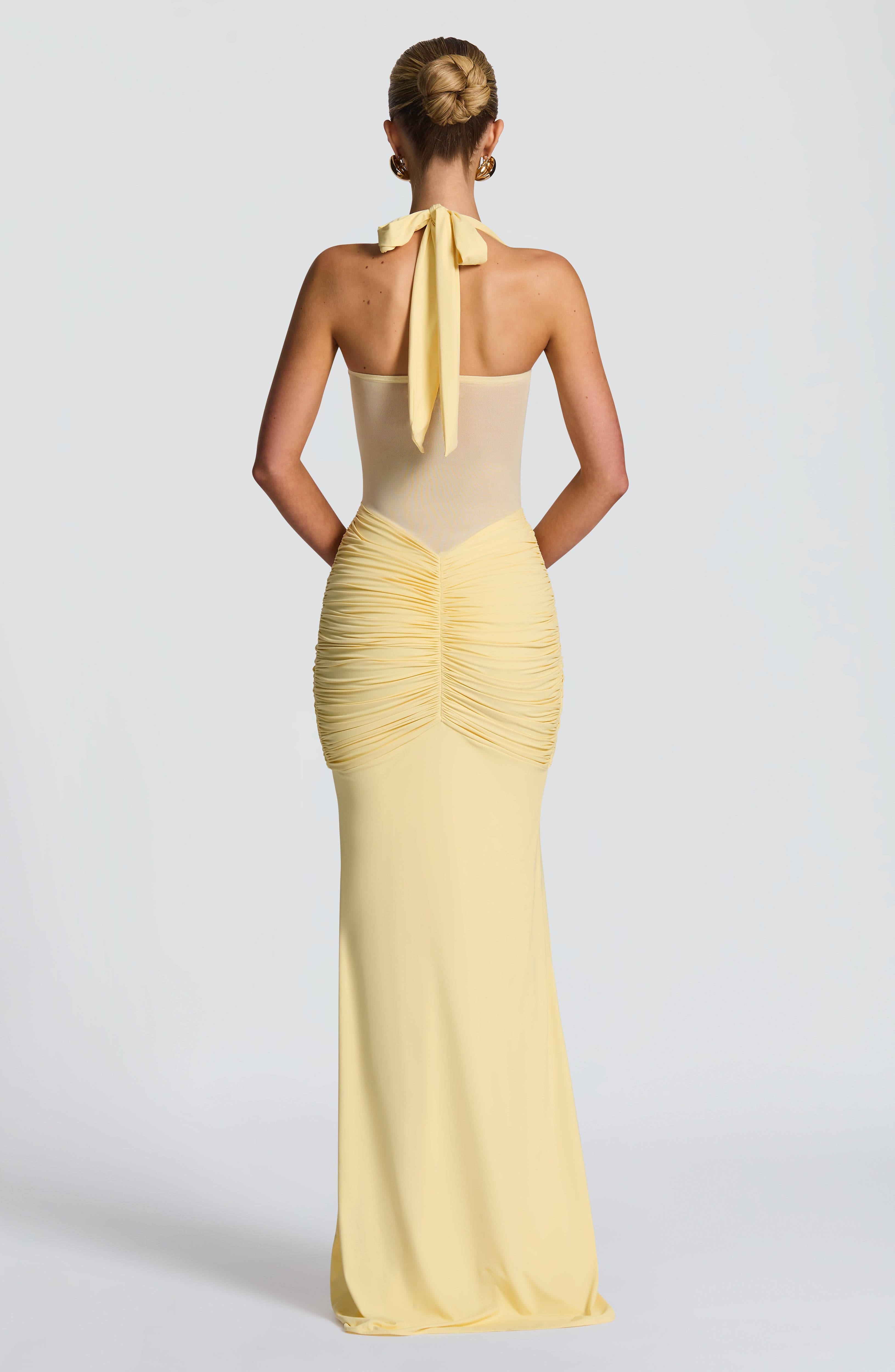 Vixen Maxi Dress - Lemon - Napalia