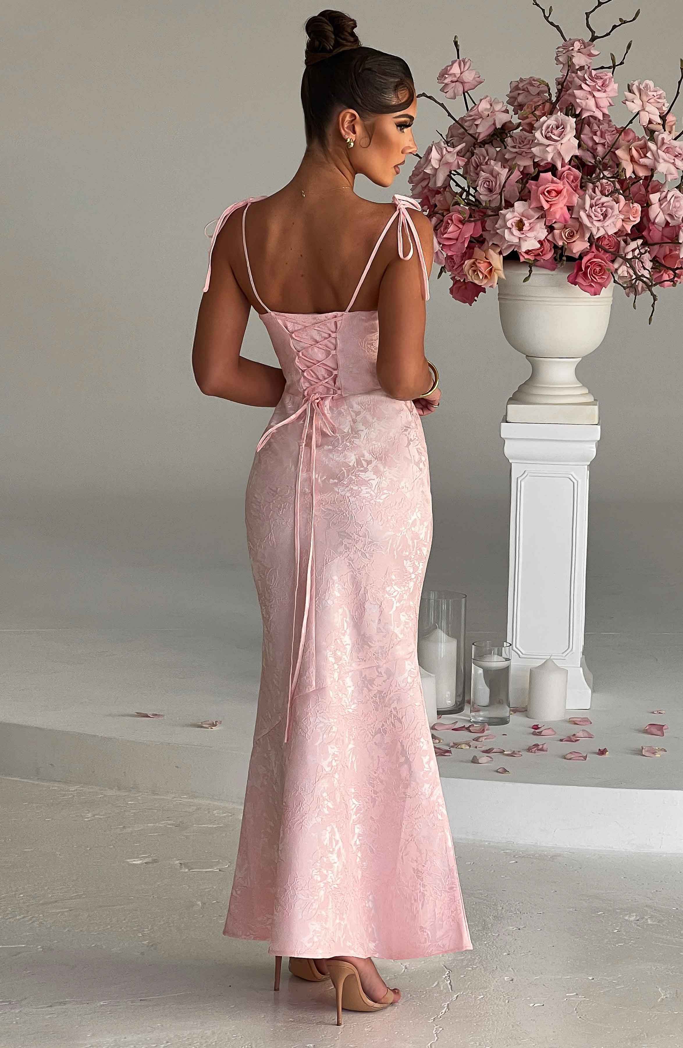 Whitney Maxi Dress - Blush - Napalia