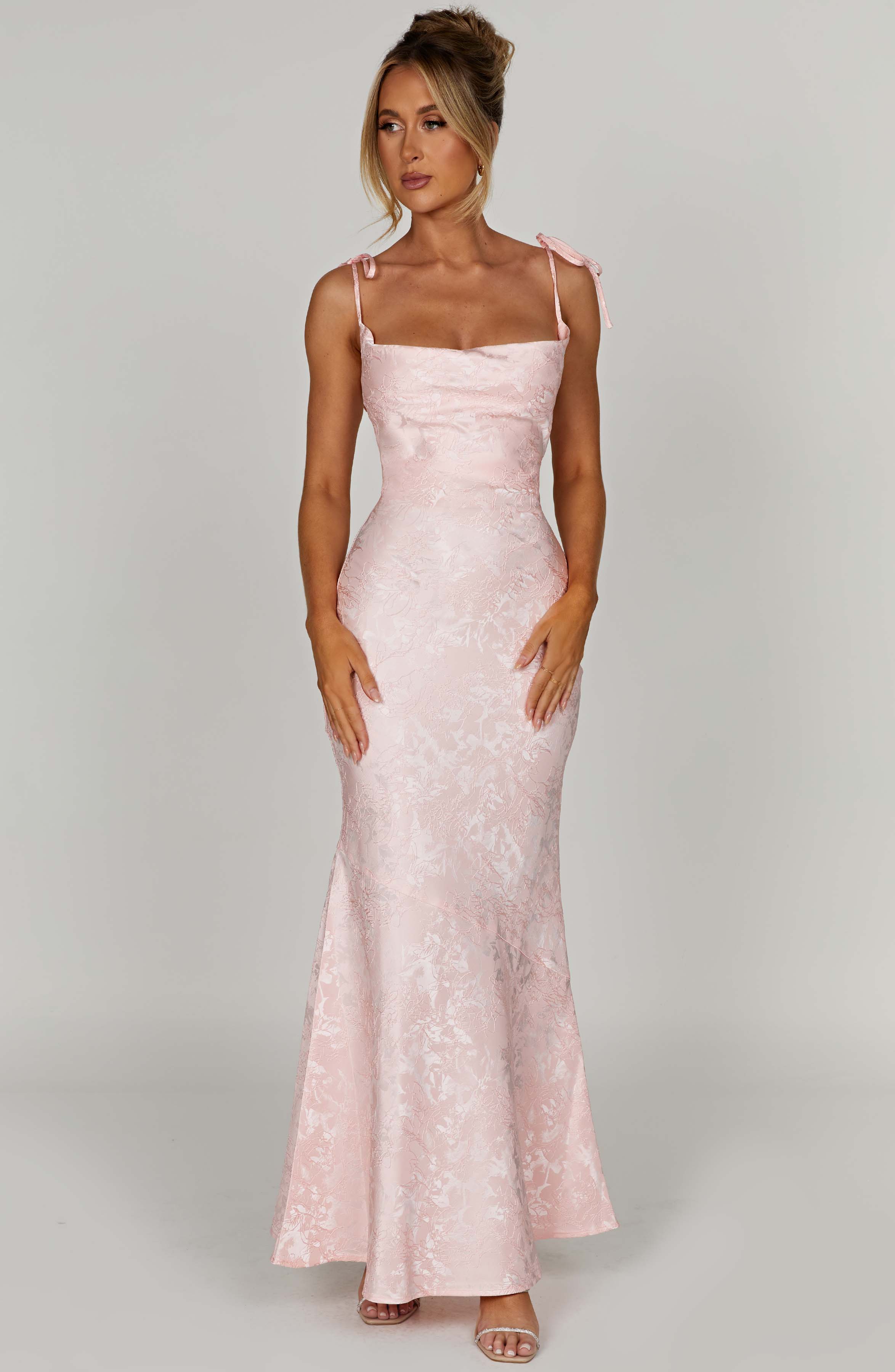Whitney Maxi Dress - Blush - Napalia