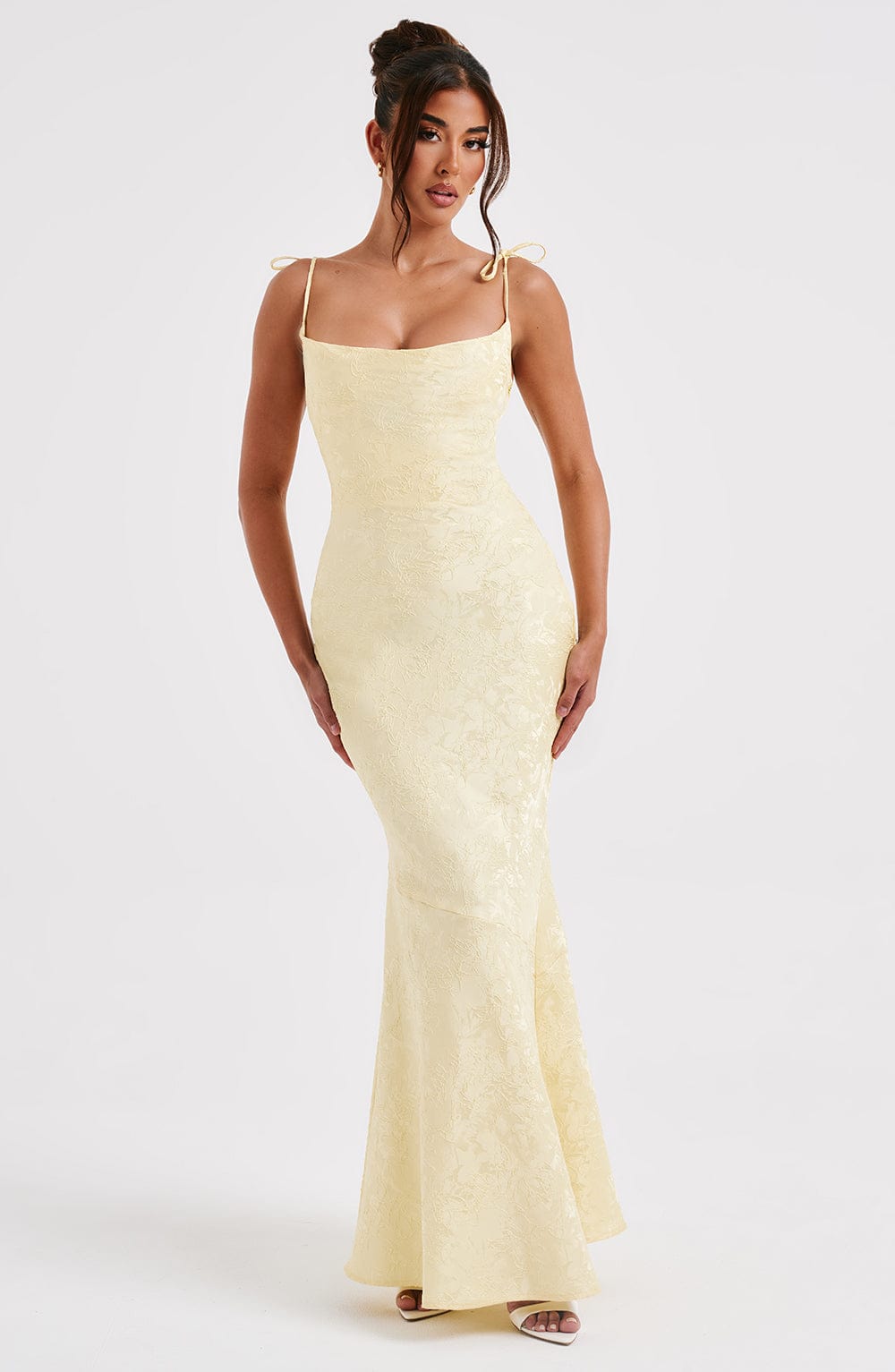 Whitney Maxi Dress - Lemon - Napalia