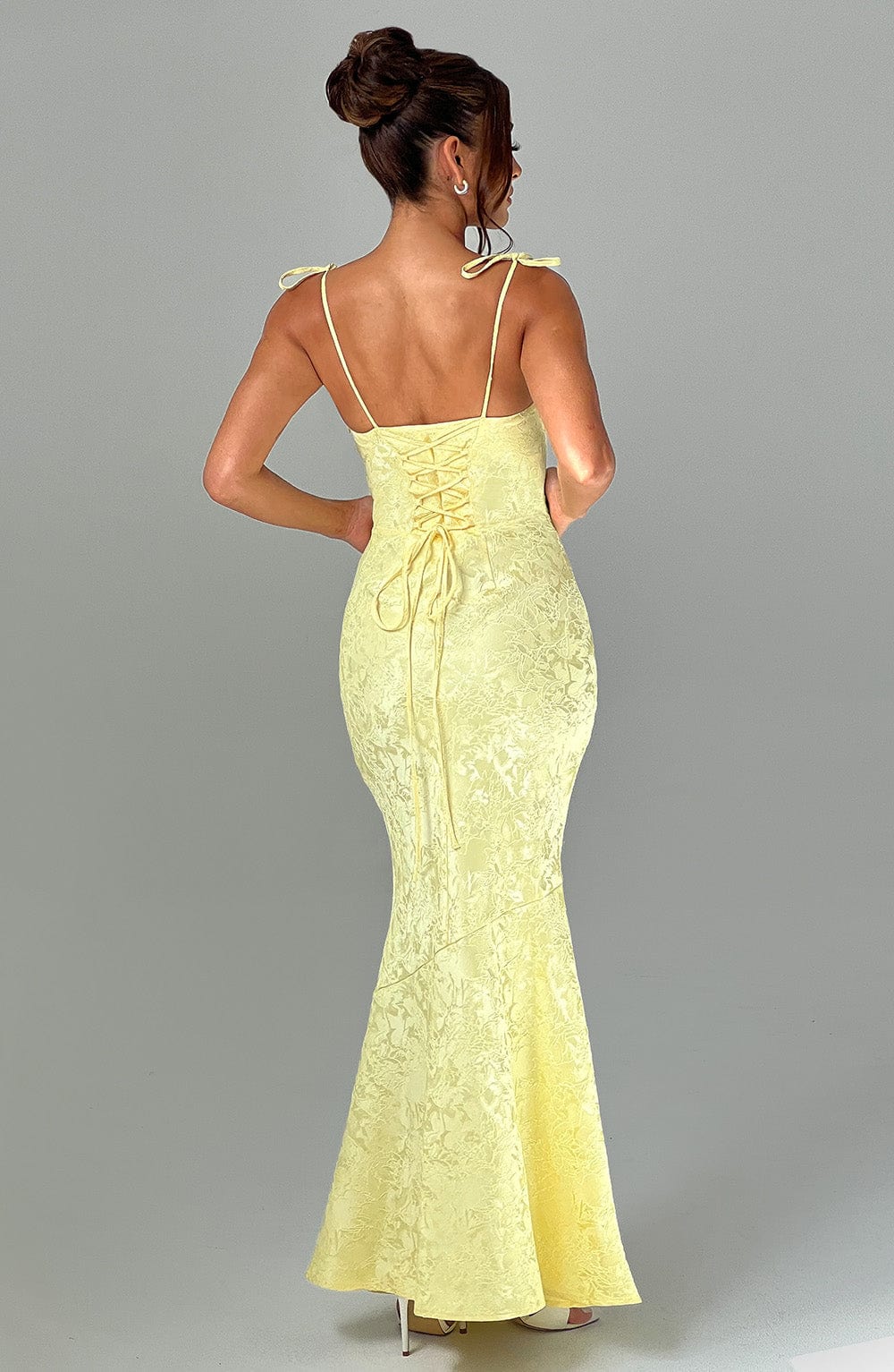 Whitney Maxi Dress - Lemon - Napalia
