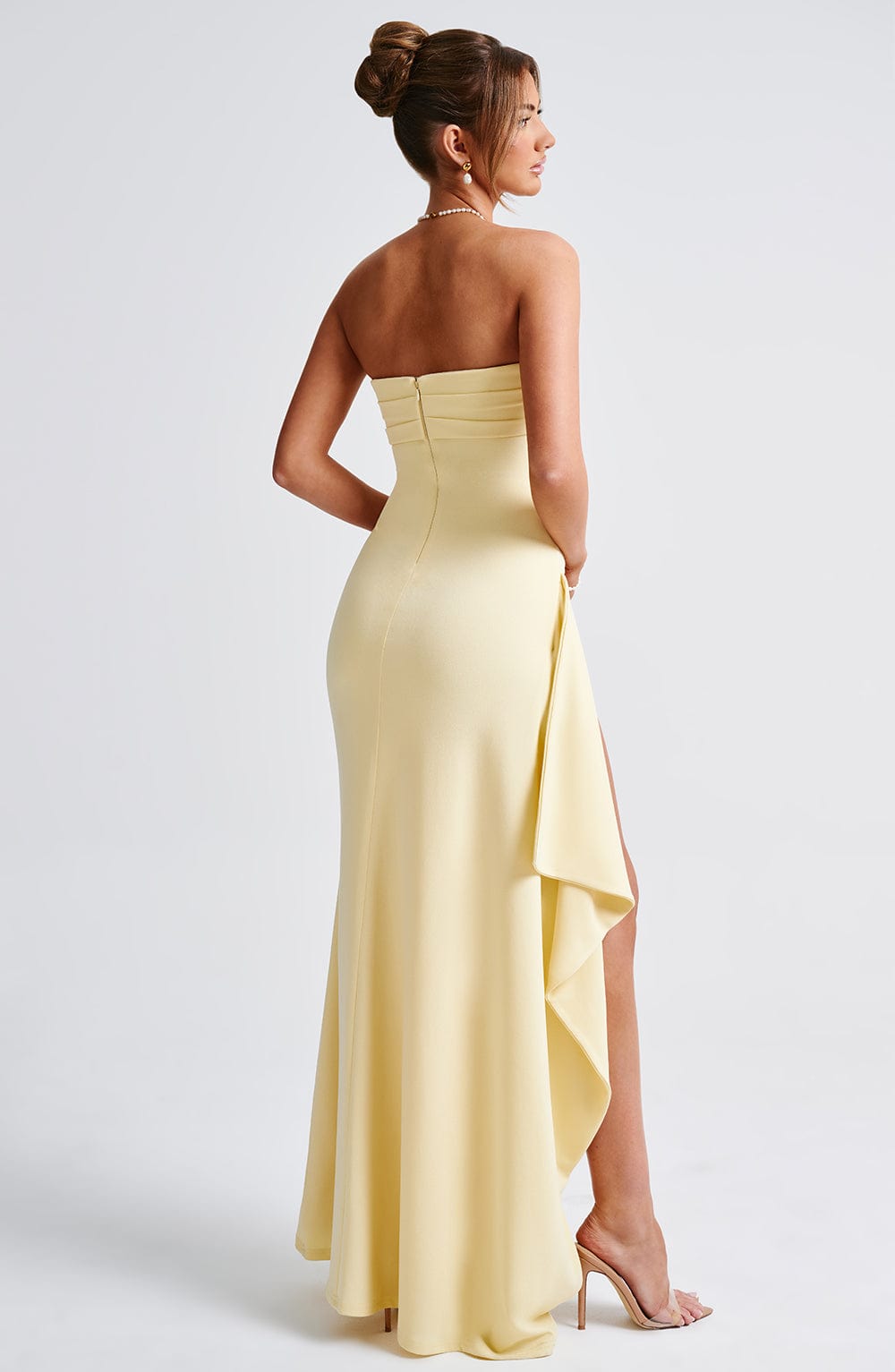 Zafira Maxi Dress - Lemon - Napalia